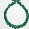 This listing is for the 32 pcs of Green Onyx faceted Cube shaped briolettes in size of 6 - 7 mm approx,,Length: 8 inch,,Total Pcs: 32